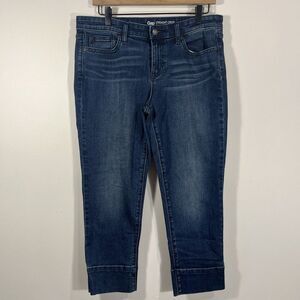 Gap Dark Wash Denim‎ Straight Crop Jeans Women's 8/29R